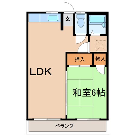 ナガセハイツの物件間取画像